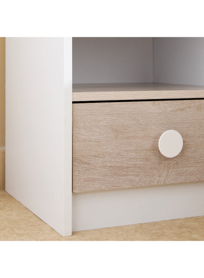 Home Box White 1-Drawer Nightstand for Kids - Image 4